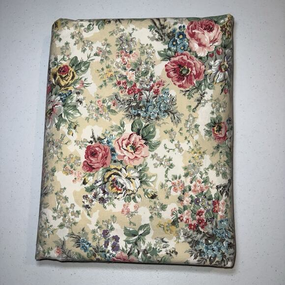 Ralph Lauren Other - Ralph Lauren Vintage 90s Brittany Multi Floral Queen Flat Sheet Cotton